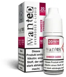 Himbeer Cassis NicSalt Overdosed Liquid by Wanted 10ml / 20mg