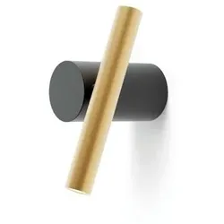 Luceplan - Doi Wandleuchte 3000K Black/Brass