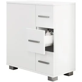 VCM Zalo Midischrank 30,4 x 65 x 30 cm Weiß