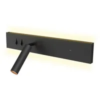 Kalb Material Für Möbel Avay Bett-Panel (USB-C) schwarz