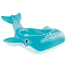 Intex 57567NP - Schwimmtier - Blauwal (168x140cm) Ride-On Wal aufblasbar