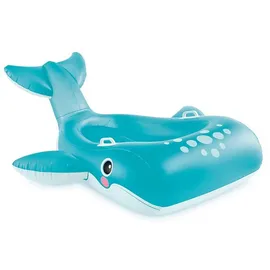 Intex 57567NP - Schwimmtier - Blauwal (168x140cm) Ride-On Wal aufblasbar