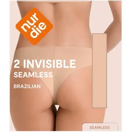 NUR DIE Invisible Brazilian Slips 2 St. Beige 36/38