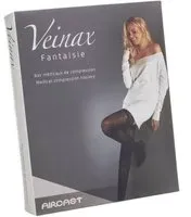 Veinax Panty Diamond Petit Noir Classe 2 Taille 4 Chaussettes 1 pc(s)