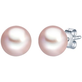 Valero Pearls Perlenohrstecker Sterling Silber Süßwasser-Zuchtperle in Silber Ohrringe Damen