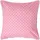 Homescapes Kissenbezug Gepunktet 60 x 60 cm Rosa