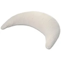 Theraline Musselinmond inkl. Bezug, Stillkissen Bauchstützkissen, Kuschelkissen, Reisekissen Sandbeige