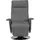 Beliani Sessel Kunstleder Grau Elektrisch Verstellbar Prime
