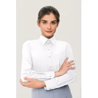 Hakro Bluse Mikralinar® weiß, 2XS