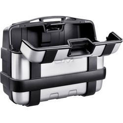 Givi Trekker, Seitenkoffer Monokey - Matt-Schwarz/Aluminium - 33 l