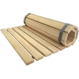 SudoreWell® Sauna Rollrost Holzmatte Bodenrost Kiefer 90 x 50 x 1,5cm (V-C002)