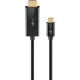 goobay 75697 - Adapterkabel, USB C @ HDMI 4K 60 Hz, 2.0 m