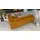 s-style möbel - Ecksofa mit Holzfüßen im skandinavischen Stil Marco aus Gelb Luxusmicrofaser - Ottomane rechts - B/T/H: 231 cm/161 cm/81 cm - Gelb