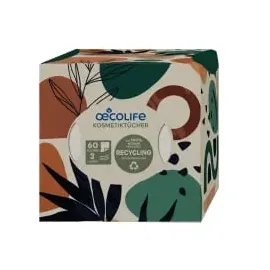 oecolife Kosmetiktücherbox 3-lagig 1 St.