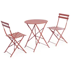 Garten-Set Austin, Stühle & Tisch, Terrakotta