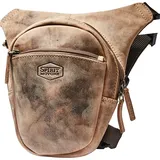 Spirit Motors Vintage Biker-Legbag - Rindleder - 0,6L - braun