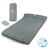 STAHLWERK Luftmatratze LM-120 ST 190 x 120 cm Aufblasbares Campingmatratze