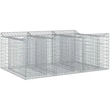 vidaXL Gabionen-Hochbeet 150 x 100 x 60 cm