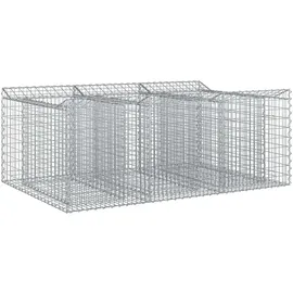 vidaXL Gabionen-Hochbeet 150 x 100 x 60 cm
