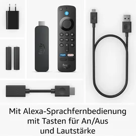Amazon Fire TV Stick 4K Plus mit Alexa-Sprachfernbedienung 2023 (Gen. 2)