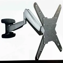Schwaiger LWHD5530 TV-Wandhalterung, Fernseherhalterung Mounting TV-Aufhängung neigbar, schwenkbar max. 30kg max. VESA-Norm 400x400 schwarz inkl. ... - Schwarz