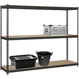 Proregal Schwerlastregal Metall 150x150x45cm Anthrazit