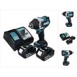 Makita DTW 700 RT Akku Schlagschrauber 18 V 700 Nm 1/2" XPT Brushless + 2x Akku 5,0 Ah + Ladegerät