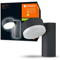 LEDVANCE LED-Wandleuchte Endura dunkelgrau/weiß 8W/(214095)