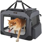 Songmics Hundetasche 70 x 52 x 52 cm Grau