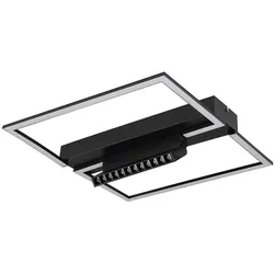 Deckenleuchte Wohnzimmerlampe LED beweglicher Strahler Memoryfunktion Schwarz