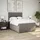 vidaXL Boxspringbett 140 x 200 cm Taupe