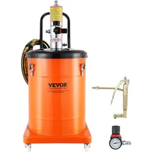Vevor Fettpumpe 40L Luftbetriebene Fettpumpe 0,6–0,8 MPa Aluminiumdruckguss-Pumpe -20-100°C Betriebstemperatur, Pneumatische Fettpumpe NPT-Anschluss Schmierfettpumpe Geeignet für 0-3# Fett