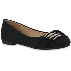 Damen Klassische Ballerinas in Schwarz