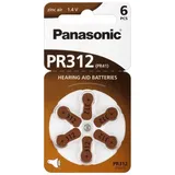 60x Panasonic Worldwide PR312 PR41 Hörgerätebatterien 368 416 PR-312/6BL