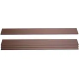 Mendler Windschutz 180 cm braun WPC 4 St.