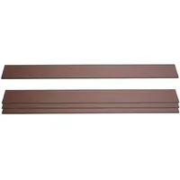 Mendler Windschutz 180 cm braun WPC 4 St.