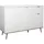 Quartier Kommode 120 x 85 x 40 cm Weiß / Sonoma Eiche