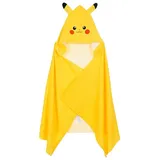 Pokémon Kapuzenhandtuch 70 x 140 cm gelb