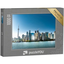 puzzleYOU Puzzle Puzzle 1000 Teile XXL „Skyline von Toronto, Ontario, Kanada“, 1000 Puzzleteile, puzzleYOU-Kollektionen Kanada