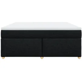 vidaXL Boxspringbett 180 x 200 cm Schwarz