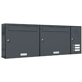 AL Briefkastensysteme Premium Briefkasten RAL 7016 Anthrazitgrau