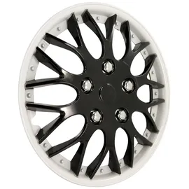 Auto-Style Satz Radzierblenden Missouri 16-Zoll Schwarz/Weiß