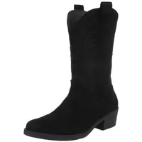 Ital-Design Cowboystiefel Damen Schwarz 39