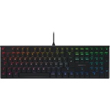 Cherry MX 10.0N RGB, Flache Mechanische Gaming-Tastatur, Schweizer Layout (QWERTZ), Kabelgebunden, Original CHERRY MX LOW PROFILE RGB SPEED Switches, Schwarz