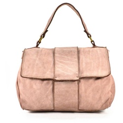 BZNA Umhängetasche Santa Italy Designer Handtasche Ledertasche Schultertasche rosa