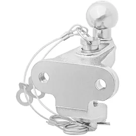 PRO PLUS Anhängerkupplung Silber zweifach Ausführung max. 3,5t D-Wert 17,2kN