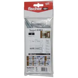 fischer 437331, Schraubensatz, Holz, M10, Teilgewinde, Edelstahl, Glanz
