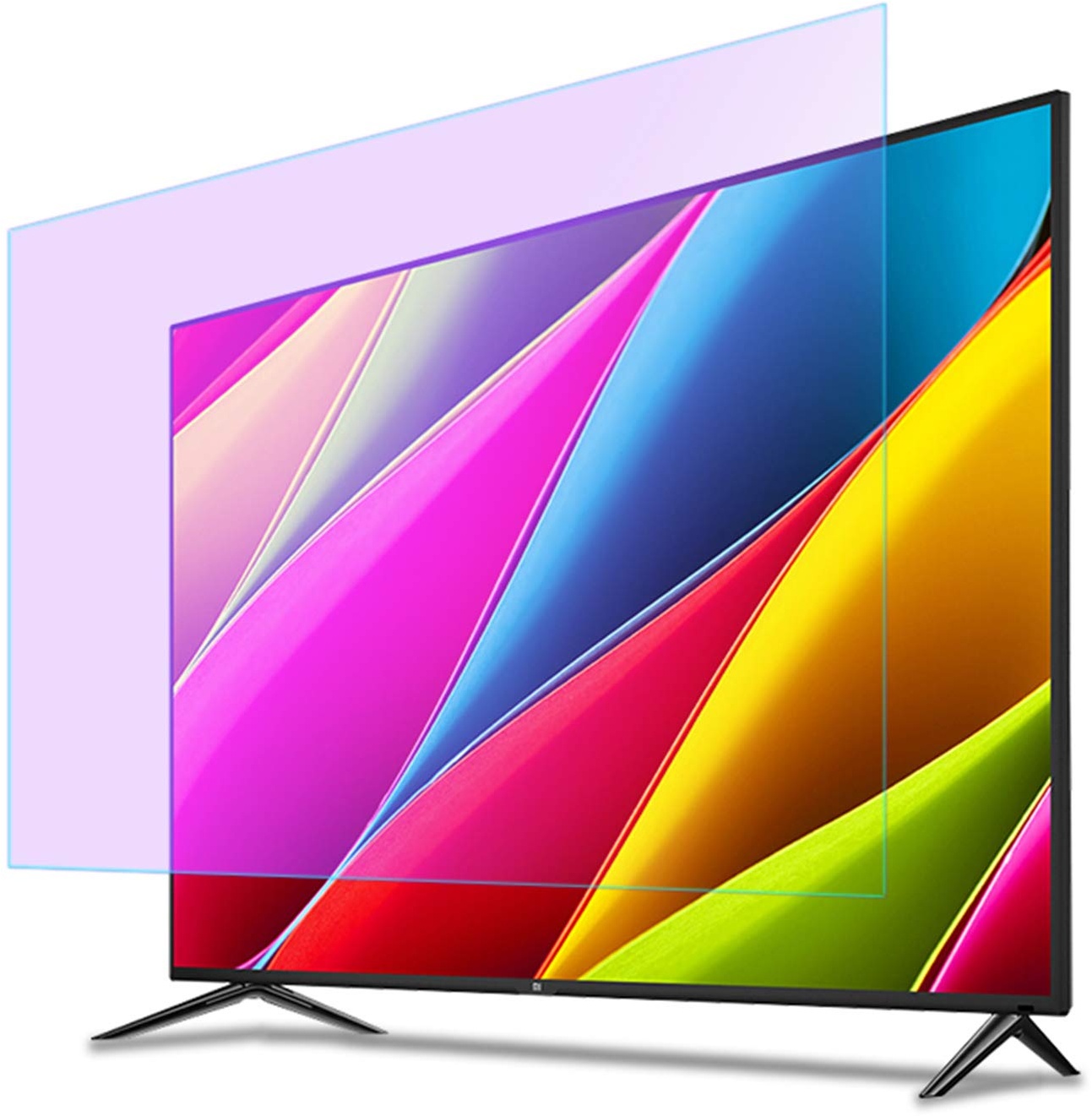 KELUNIS 32-65 Zoll TV Displayschutzfolie, Anti-Blaulichtfilterblendschutz Anti- Kratzer Displayschutzfolie Augenermüdung Lindern Für LCD/LED/OLED & QLED 4K HDTV,55" (1221 * 689)