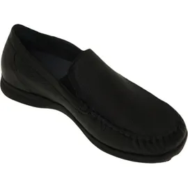 WALDLÄUFER Komfort Slipper Herko Herren, 353637343432 Schwarz 42 EU - Schwarz