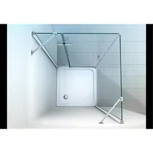Glaszentrum Hagen 120x90x195cm Hestia Duschkabine inkl. Tasse/Siphon